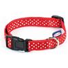 Record Collare nylon pois rosso cm 1x20-31