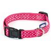 Record Collare nylon pois rosa cm 1,6x30-45