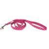 Record Guinzaglio nylon pois rosa cm 1,6x120