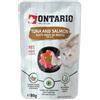 Ontario cat tonno e salmone in brodo 80 g