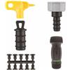 Rain 1 kit attacco rubinetto 3/4 e kit foratubi 4 mm