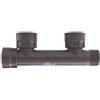 Rain Raccordo pvc collettore 2 vie con ghiera