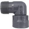 Rain Raccordo pvc gomito 1f x 1m con ghiera