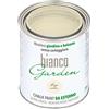 bianco Shabby CHALK PAINT DA ESTERNO biancoGarden Beige Sabbia - Ricolora giardino e balcone SENZA CARTEGGIARE e SENZA FINITURA (1 Litro)