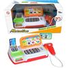 BAKAJI Registratore di Cassa Giocattolo Bambini Luci e Suoni con Cassetto  Soldi Apribile Scanner Accessori Capelli e Bellezza Giochi Imitazione