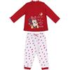 Minni - Minnie Mouse Disney Baby Minni - Pigiama due pezzi per neonato, Caldo cotone