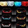 NSLUMO striscia LED bagagliaio 4 colori, 150CM 59, flusso dinamico, | indicatori, luci stop/posteriore/di avvertimento e ingombro laterale, impermeabile e antipolvere, tubo silicone