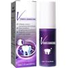 FOCUSUN Teeth Whitening Toothpaste, Purple Toothpaste, Stain Remover Toothpaste, Colour Correcting Toothpaste, Purple Teeth Whitening, Strong Cleaning Power Natural Stain Remover Refreshing (1PC)