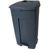 Ristosubito Contenitore mobile a pedale in plastica CONTIPLAST KIT 3 PEZZI 120L MDL Colore Grigio Modello 102030