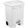 Ristosubito Contenitore mobile a pedale in POLIPROPILENE CONTITOP MOBILE KIT 3 PEZZI 70 L MDL Colore BIANCO Modello 115070