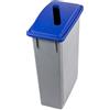 Ristosubito Contenitore per la raccolta differenziata , OFFICE 90 Gettacarte con coperchio slot blu MDL 90 L Modello 102205
