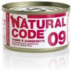 Natural Code 09 Tonno & Gamberetti 85gr umido gatto 85 g