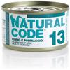 Natural Code 13 Tonno e Formaggio 85gr umido gatto 85 g
