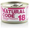 Natural Code 18 Tonnetto e Prosciutto 85gr umido gatto 85 g