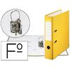 GielleService Raccoglitori ad arco a leva Esselte Lever Arch Formato A4 Dorso 75mm Capacità 500fogli Colore GIALLO