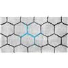 Indomex Tappeto Puffy 464 080 x 150 cm Grigio/Turchese