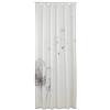 Sealskin Flow Tenda da Doccia 180x200 cm, Poliestere, Nero/Bianco