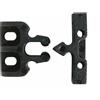 Arresto a Spinta 30x7mm in Plastica Nera