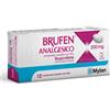 MYLAN SpA Brufen Analgesico 200Mg Ibuprofene Trattamento Del Dolore Da Lieve A Moderato 12 Compresse