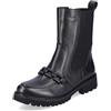 Remonte D8669, Chelsea Boot Donna, Nero, 40 EU