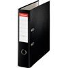 GielleService RACCOGLITORI ad arco a leva Esselte Formato A4 Dorso 75mm Capacità 500fogli Colore NERO LUCIDO