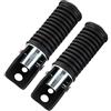Nikou Pedane moto - 1 paio di passeggero posteriore moto, pedane pedane poggiapiedi, for GN125 / QJ25 / GS125 / GT125-5