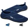 Cressi Coral Scarpette Adatte per Mare, Spiaggia, Barca, e Sport Acquatici Vari, Uomo, Blu/Azzurro, 43