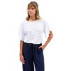OxbOw M1tania - Maglietta da Donna, Donna, OXV916222, Bianco, XS