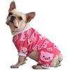 CuteBone Pigiama per cani di maialino rosa Adorabili vestiti per cuccioli Tuta Pjs Abbigliamento per animali domestici Cappotto per gatti in morbido pile P46S-IT