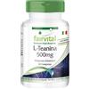 Fairvital | L-Teanina 500mg - per 2 mesi - VEGAN - alto dosaggio - 60 Compresse - Aminoacido