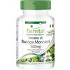 Fairvital | Estratto di Bacopa Monnieri 500mg (Brahmi), standardizzato al 20% di bacoside, vegan, 90 Capsule