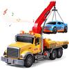 Tacobear Carro Attrezzi Giocattolo Grande Camion Giocattolo 1:16 con Auto da Corsa Luci e Suoni Funzione Trasportatore Camion Soccorso Regalo per Giocattolo Bambini 3 4 5 6 Anni