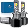 D-Lumina H7 LED Lampadina Canbus Error Free 120W 28000LM Lampada per Auto Conversione Lampadina 6000K, Tubo di Rame Spesso con Elevata Dissipazione Del Calore- 2 anni di garanzia ， 2 pezzi