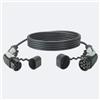 PHOENIX CONTACT eccellente cavo di ricarica TIPO 2 - TIPO 2 (Mennekes) | 32A | Trifase | Lunghezza: 7m | 22kW + borsa compatta per il trasporto