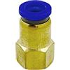 Generico Raccordo Rapido Dritto Tubo/Filetto G 1/4 8 mm - Conf. 15 pezzi