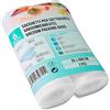 Wimex Rotoli Sottovuoto Sacchetti per Alimenti - Super Resistenti - Adatti a Tutte le Macchine Sottovuoto - Trasparenti - Cottura e Congelazione (2, 20x600)