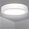 EXTRASTAR Plafoniera LED 24W(=157W), Bianco naturale 4200K 2600LM Lampada da Soffitto per Bagno, Moderni LED Luce Rotonda, per Soggiorno Camera da letto Bagno Cucina Balcone Corridoio