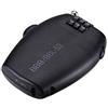 BBB Cycling Lucchetto a Cavo per Bicicletta Cyclelock Serratura a Combinazione, Codice Numerico a 3 Cifre, Catena di Sicurezza d'Acciaio, Antifurto MiniCase BBL-53 1,6 mm x 670 mm