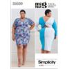 Simplicity SS9599G5 Plus Size Dress G5 (26W-28W-30W-32W-34W)
