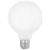 EGLO E27 LED, lampadina opalina a globo, 9 Watt (equivalente a 75 Watt), 1055 Lumen, luce bianco caldo, 2700k, lampadina G95, Ø 9,5 cm