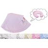 Vizaro - Federa di Ricambio per il Cuscino da Allattamento - 100% Puro Coton - Premium UE senza sostanze nocive - OekoTex - Prodotto Sicuro - C. Rosa E Bianco