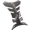 Finest Folia MR012 - Paraserbatoio in gel per moto, in carbonio 3D, colore: nero lucido