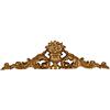 Biscottini Fregio Legno 115x35 cm Made in Italy | Fregi per mobili e pareti | Fregi in Legno Decorativi per mobili e pareti con Finitura Anticata