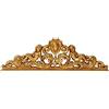 Biscottini Fregio Legno 125x36 cm Made in Italy | Fregi per mobili e pareti | Fregi in Legno Decorativi per mobili e pareti con Finitura Anticata
