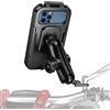 iMESTOU Supporto per Cellulare a Sfera da 1 per Specchietto Retrovisore con Braccio Anti-furto, Rotazione di 720° per Smartphone da 5,5 a 6,8 Pollici (Taglia L)