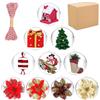 Surflyee 20 Pezzi Palle di Natale Plastica Trasparenti, 8CM Riempibile Palla Decorativa, Con Cordino Colorato 10M, Per Artigianato, Matrimonio, Capodanno, Regali, Decorazioni per l'albero di Natale
