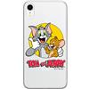 Ert Group custodia per cellulare per Apple Iphone XR originale e con licenza ufficiale Tom and Jerry, modello 013 adattato in modo ottimale alla forma dello smartphone, parzialmente trasparente