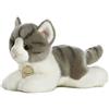 AURORA MiYoni 10813 - Gatto soriano, 20,3 cm, colore: grigio e bianco