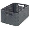 CURVER Cestino stile M grigio scuro