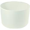 Rayher Hobby 2308302 Paralume, rotondo, ø 25 cm, altezza 15 cm, 100% poliestere, per lampada da terra o a sospensione, anche da dipingere e incollare, bianco